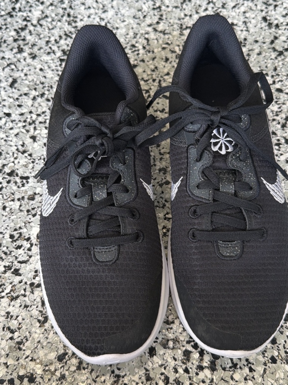 Nike Kids Black & White Athletic Sneakers